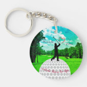 Porte-clés Voyager Golfeurs de l'Alabama (Devant)