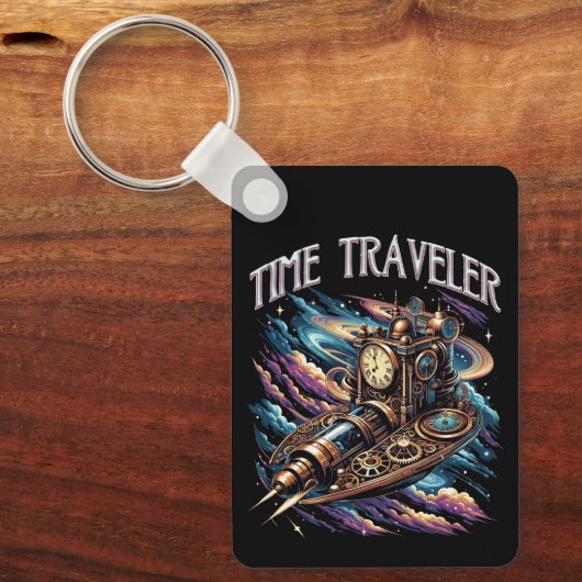 Porte-clés Voyageur de temps - Steampunk Space Adventure (Recto)