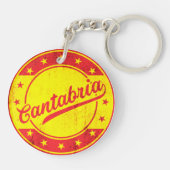 Porte-clés Voyageur mondial - Cantabrie, Espagne (Dos)