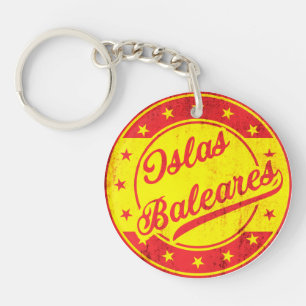Porte-clés Voyageur mondial - Espagne - Îles Baléares