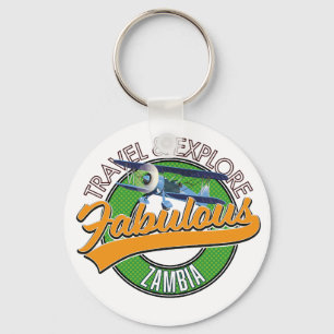 Porte-clés Voyagez explorer la zambie fabuleuse