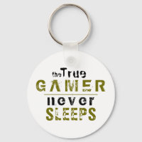 Vrai Gamer ne dort jamais Typographie Gamer