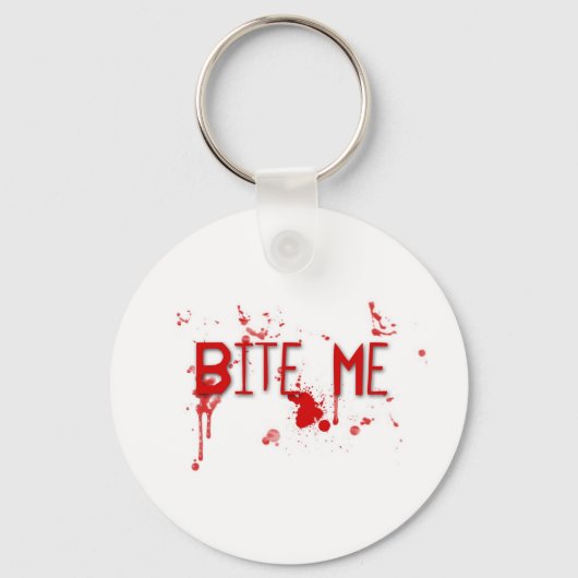 Porte-clés Vrai Sang "Bite Me" (Recto)