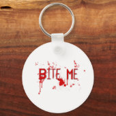 Porte-clés Vrai Sang "Bite Me" (Recto)