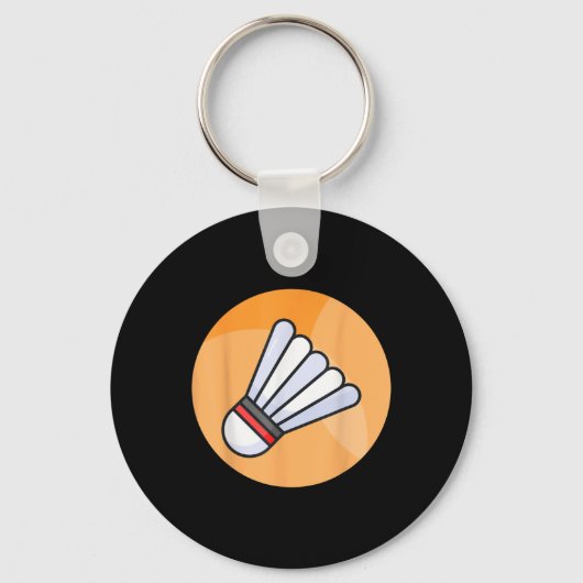Porte-clés Vraiment comme le volant de badminton 5  (Recto)