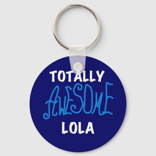 Porte-clés Vraiment génial Lola Blue Tshirts et cadeaux (Recto)