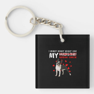 Porte-clés Vraiment Vraiment Aimer Mon Boston Terrier