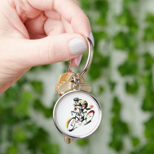 PORTE-CLÉS VTT (main)
