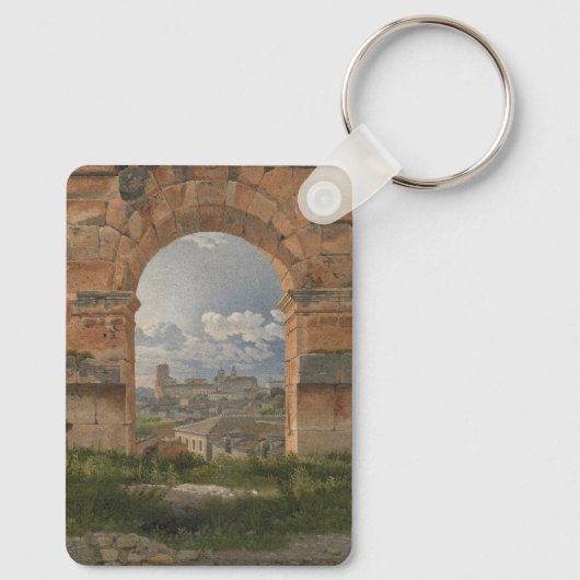 Porte-clés Vue à travers trois arches du Colisée (Verso)