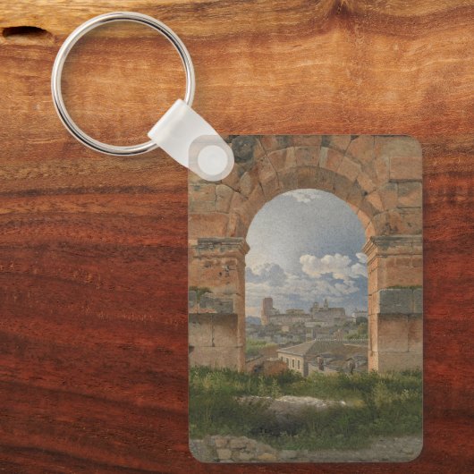 Porte-clés Vue à travers trois arches du Colisée (Recto)