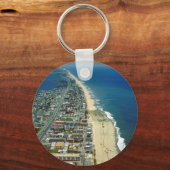 Porte-clés Vue aérienne d'Ocean City Maryland (Recto)
