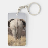 Porte-clés Vue arrière de l'éléphant (Dos)