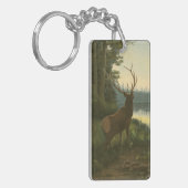 Porte-clés Vue arrière du lac Elk Vue sur un lac (Devant gauche)