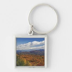 Porte-clés Vue automnale des montagnes du sud des Appalaches
