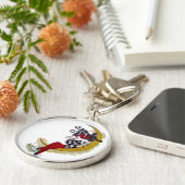 Porte-clés Vue cosmique : Elfe sur la lune aventure (Côté)