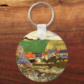 Porte-clés Vue d'Auvers par Vincent van Gogh (Recto)