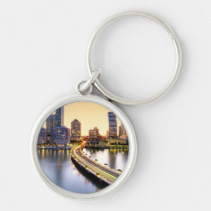 Porte-clés Vue de la mandarine Miami oriental avec la
