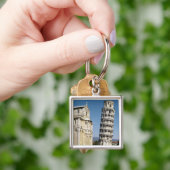 Porte-clés Vue de la tour penchée (main)