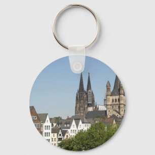 Porte-clés Vue de la ville de Koeln (Cologne) en Allemagne