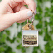 Porte-clés Vue de l'amphithéâtre romain, Vérone, b gravé (main)