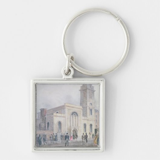 Porte-clés Vue de l'église de St Bartholomew (Devant)
