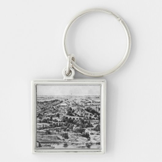 Porte-clés Vue de l'exposition centennale (Devant)