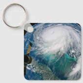 Porte-clés Vue De L'Ouragan Dorian. (Recto)