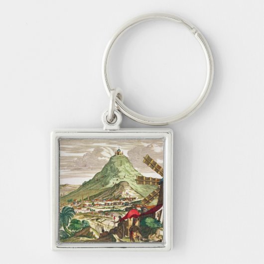 Porte-clés Vue de Potosi en Bolivie (Devant)