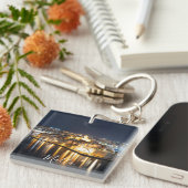 Porte-clés Vue de Trois villes à Malte la nuit (Devant Droit)