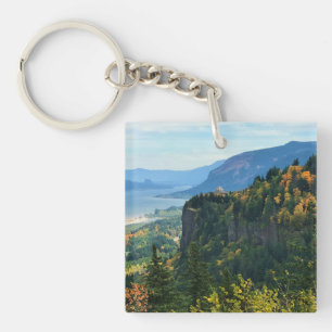 Porte-clés Vue de Vista House, Columbia River, Oregon