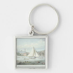 Porte-clés Vue de Westminster et du pont, avec a