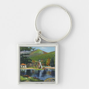 Porte-clés Vue dépassée par lac de roue d'eau d'ombre