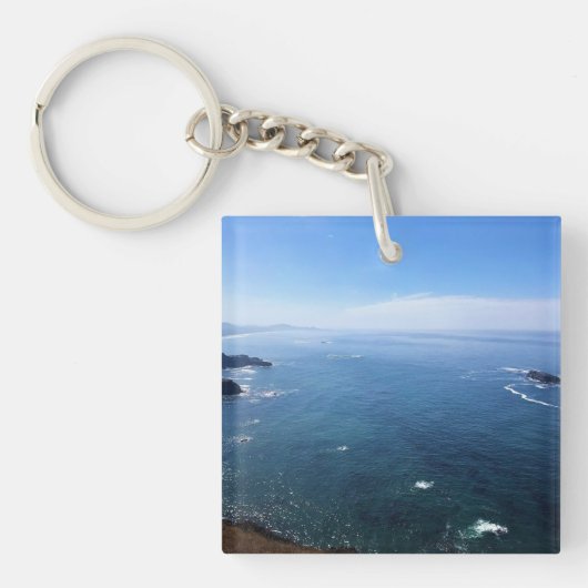Porte-clés Vue depuis Cape Foulweather, Newport, Oregon (Devant)
