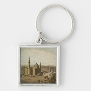 Porte-clés Vue du Caire grand, gravée par Daniel Havell (17