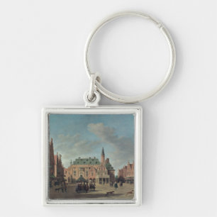 Porte-clés Vue du Grote Markt à Haarlem