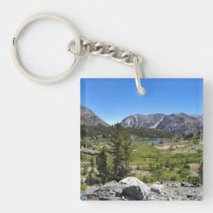 Porte-clés Vue du lac Shell, col Tioga, Californie