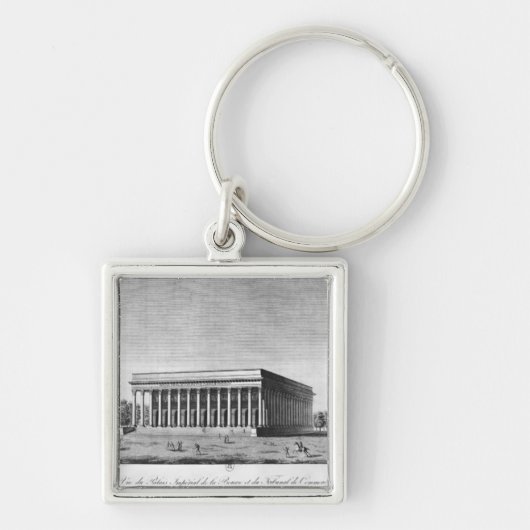 Porte-clés Vue du palais impérial de bourse (Devant)