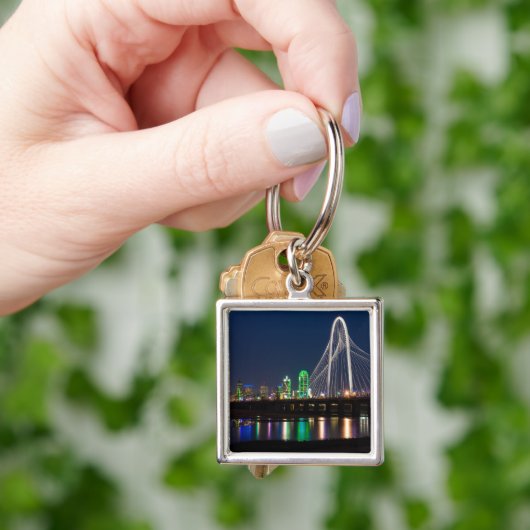 Porte-clés Vue du pont de Dallas (main)