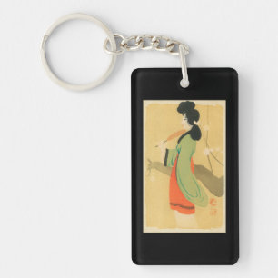 Porte-clés Vue d'une femme japonaise dans ParisParis, France