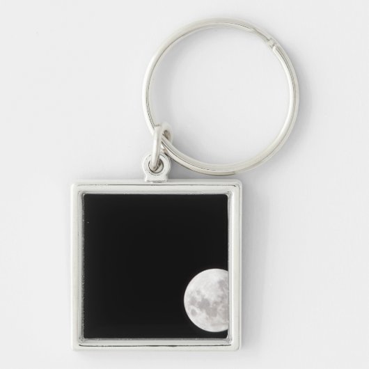 Porte-clés Vue d'une pleine lune, montre aussi Mars (Devant)