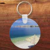 PORTE-CLÉS VUE MAGNIFIQUE DE PLAGE (Recto)