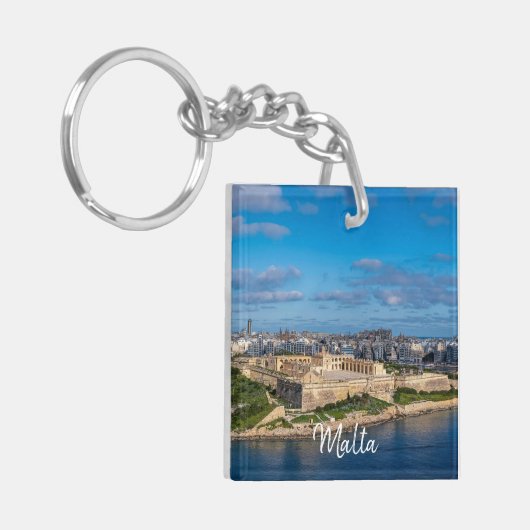 Porte-clés Vue panoramique de Sliema à Malte (Devant gauche)