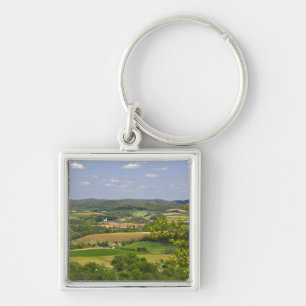 Porte-clés Vue panoramique de terres agricoles au sud d'Arcad