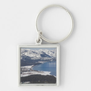 Porte-clés Vue panoramique du lac Tahoe, États-Unis