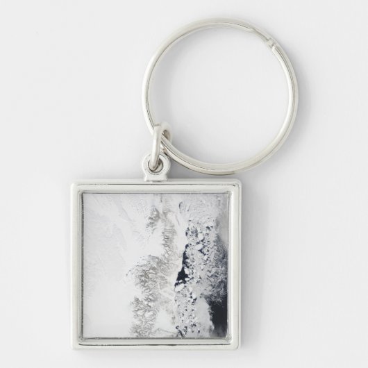 Porte-clés Vue satellite de la côte est de Greenlan (Devant)