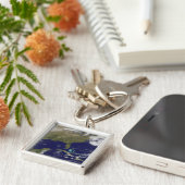 Porte-clés Vue satellite de la côte Est des États-Unis (Côté)