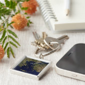 Porte-clés Vue satellite de la Grèce et de la Turquie (Côté)