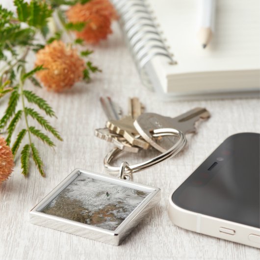 Porte-clés Vue satellite sur l'ouest des États-Unis (Côté)