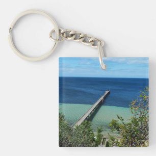 Porte-clés Vue Sur La Plage Depuis Le Haut,