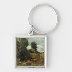 Porte-clés Vue sur la rivière Sid, près de Sidmouth, c.1852